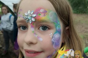 Yellow Bird Face Painting