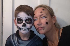 Yellow Bird Face Painting