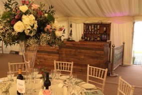 Marquee Rustic Bar