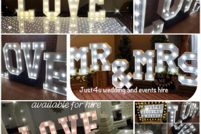Just4uweddings and Events Hire Backdrop Hire Profile 1