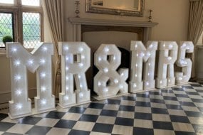 4ft MR & MRS LETTERS