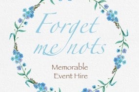 Forget Me Nots Hire Flower Letters & Numbers Profile 1