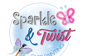 Sparkle and twist face painting