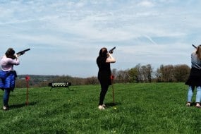 Laser clay shooting