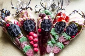 A few of our customisable sweet cones
