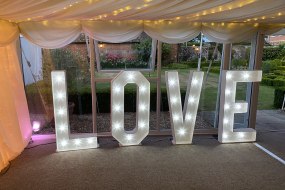 Photopoint Light Up Letter Hire Profile 1