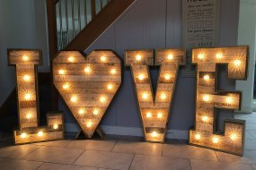 Starlight Celebrations Wedding & Events Entertainment Light Up Letter Hire Profile 1