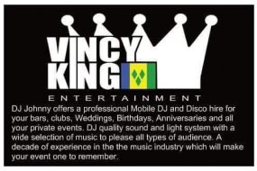 Vincyking Entertainment - DJ Johnny Mobile Disco Hire Profile 1