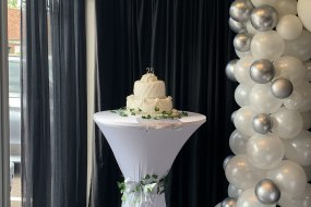 Organic Balloon Arch for a 25th Wedding Anniversary