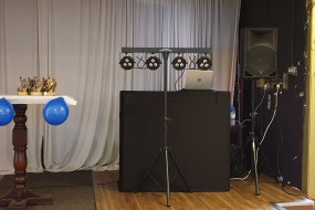 A small set for an awards ceremony 
