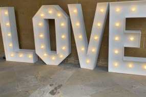 Under the Stars Hire Light Up Letter Hire Profile 1
