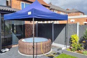 M&P hot tub hire  Traditional Pole Marquee Profile 1