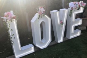 One hire  Light Up Letter Hire Profile 1