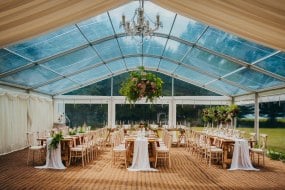 Clear panoramic roofs and ivory linings