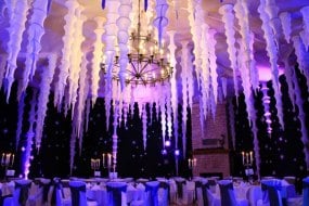 Planet gold decor ice palace dinner Manor house hotel Castle combe