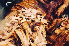 Hog Roast cooked to perfection.
