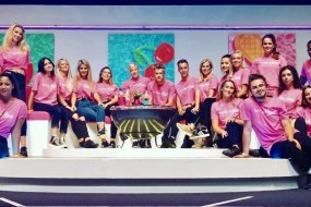 Some of our Staff at Love Island Live 