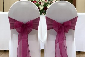 Champagne and Tiaras Chair Cover Hire Profile 1