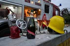 Champagne Fire Truck Mobile Wine Bar hire Profile 1
