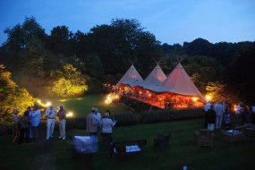 African treetops themed party in clients garden African treeops themed party