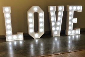 Bella Party Accessories  Light Up Letter Hire Profile 1