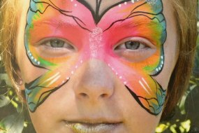 Fairy Tale Face Painting by Janet Hill