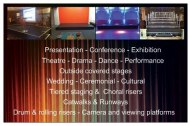 Interstage Stage Hire