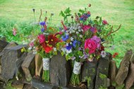 Bouquets with more than 30 varieties of seasonal blooms, grasses and wildflowers