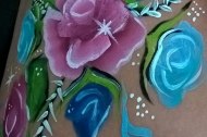 Get Doodled Newquay Face paint Flowers