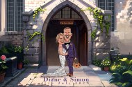 When you book our services you’ll get a personalised drawing of bride/groon