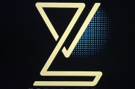 Venuelume logo. Lamp inspired “VL”