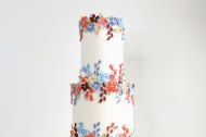 Frosty Spring 2-Tier Floral Cake