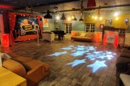 New Years Eve at Knoll House, Studland. I provided Hollywood Movie Themed sound and lighting in 2 room with Disco and Themed Photo Booth with huge 10ft x 8ft Backdrop and quality props.