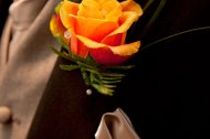 groom rose buttonhole from £3.50