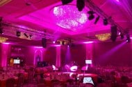 This is a typical event for us the Hilton Park Lane Ballroom