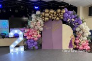 Full Bulk Decor w/ Single Light Number and Sets of Wooden Backdrops £500