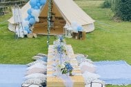 Bridal Shower Luxe Picnic & Bell Tent Lounge