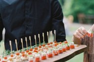 Canapes to create a relaxed start to your meal