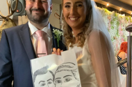 Wedding Caricature is seriously fun!