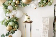 Natural gold and green theme