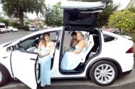 Falcon Tesla Wedding Cars
