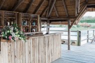 Our rustic bar at Kent Field Country Estate.