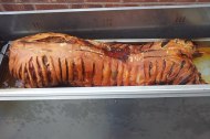 Slow roasted 12 hour hog 