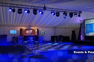 Marquee lighting and sound in Cumbria and Lancashire