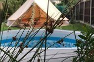 Bell Tent & Hot Tub Combo