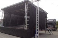 L Mobile Trailer Stage for hire