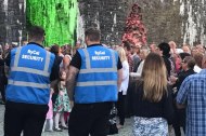 2 guards out of our team of 12 at a music festival in pembs