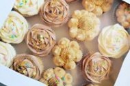 Variety of flavours cupcakes