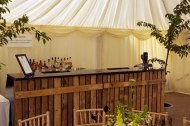 Our 10-ft 'Driftwood Bar' at Pengenna Manor