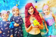 The Little Mermaid at Duck in Boots Mermaid Crafts Event
